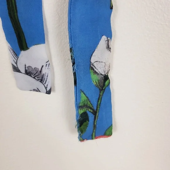 Parker Sheridan Maritime Wildflower Wrap Blouse - Picture 10 of 11